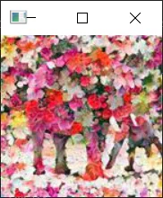花朵组成的动物图片样本