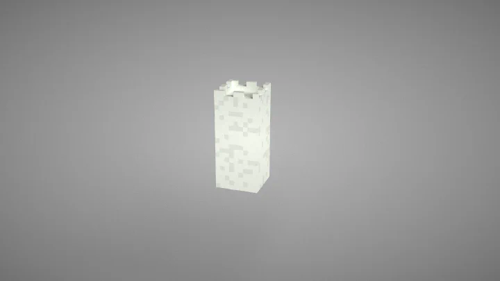Voxel Castle Modeling Step 1